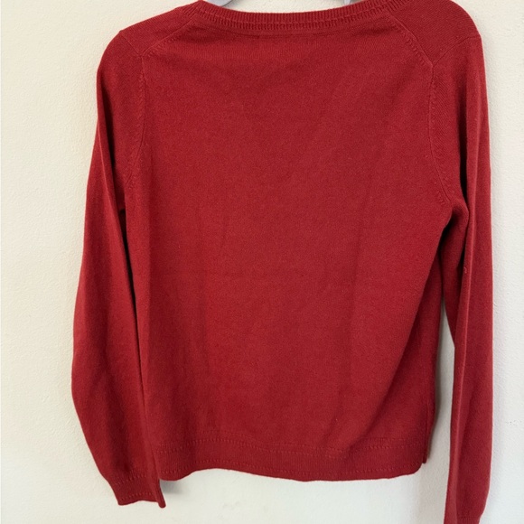 Boden Eva Cashmere V-Neck Jumper - Picture 2 of 4